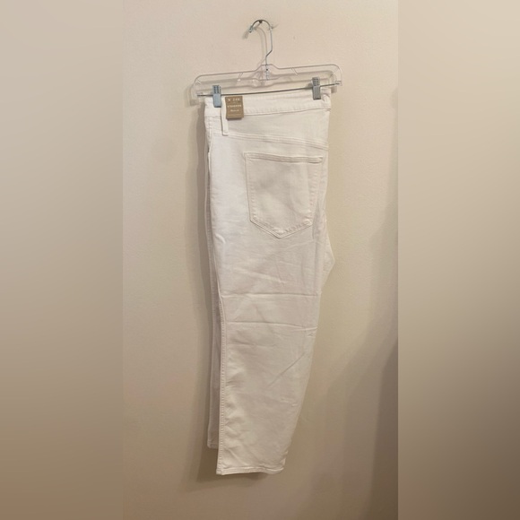 Madewell Plus Stovepipe Jeans in Pure White Size 24W - Picture 3 of 6